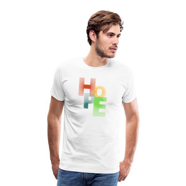 "HOPE" Herren Premium T-Shirt mit eigenem kreierten Design