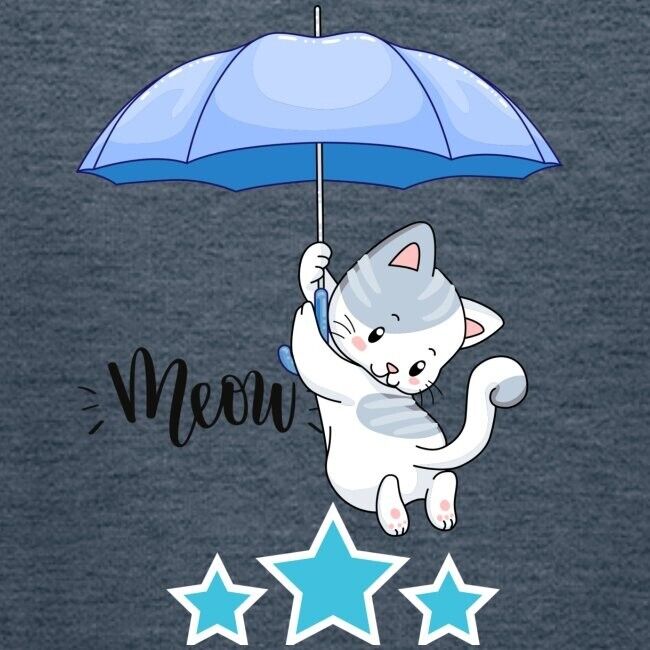 "Meow" Kinder Premium Hoodie mit liebevoll selbst erstelltem Design