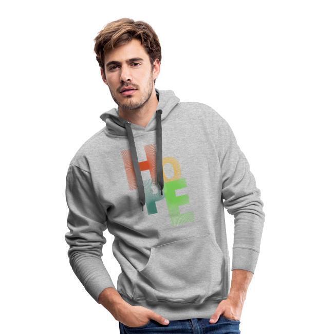 "HOPE" Herren Hoodie mit selbst erstelltem Design