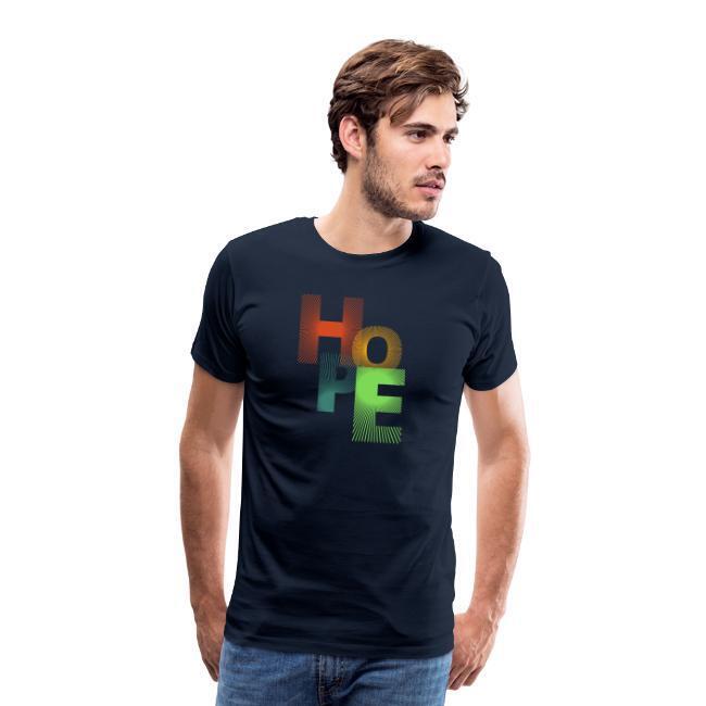 "HOPE" Herren Premium T-Shirt mit eigenem kreierten Design