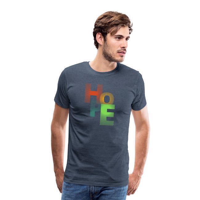 "HOPE" Herren Premium T-Shirt mit eigenem kreierten Design