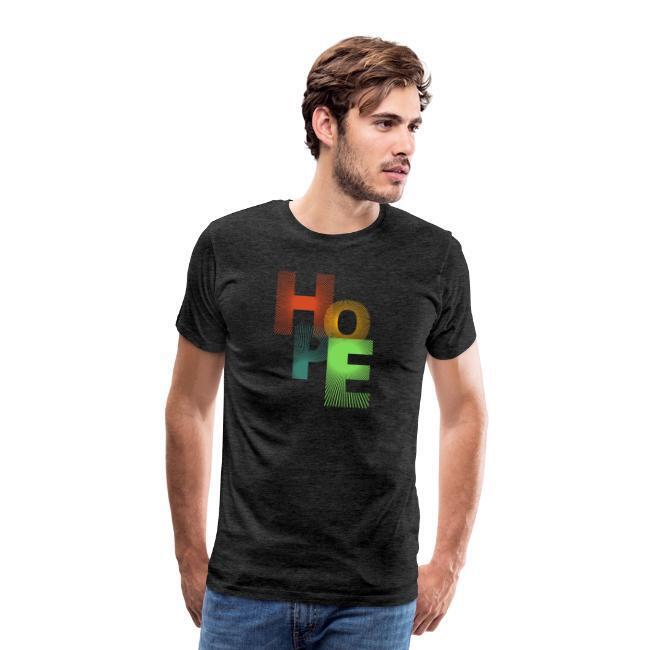 "HOPE" Herren Premium T-Shirt mit eigenem kreierten Design