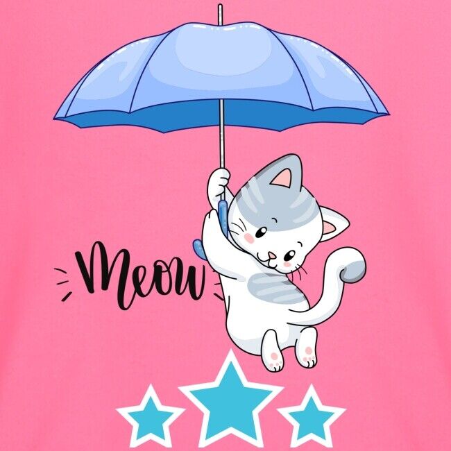 "Meow" Kinder / Baby Bio  Langarmshirt  mit liebevoll selbst erstelltem Design