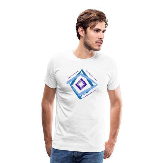 "Be yourself " Herren Premium T-Shirt mit eigenem kreiertem Design