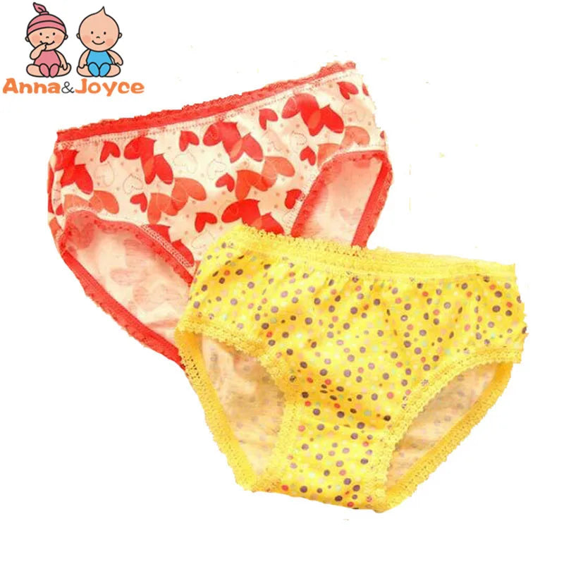 5Pcs Baby Kids Underwear Girls Cotton Panties Girls Briefs 1-12 Years