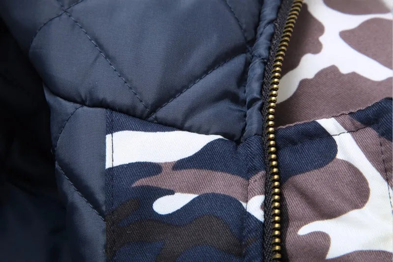 Camouflage Down Parkas Jacket  Men's