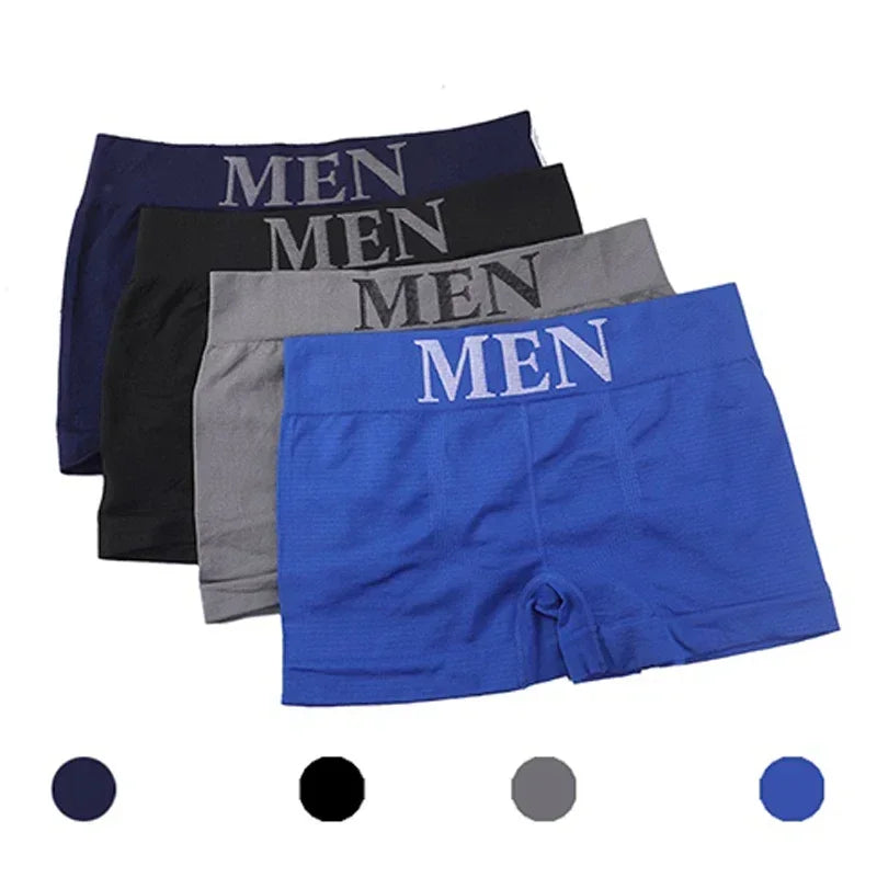 Lot Men's Panties Underwear Boxers Breathable Man Boxer Solid