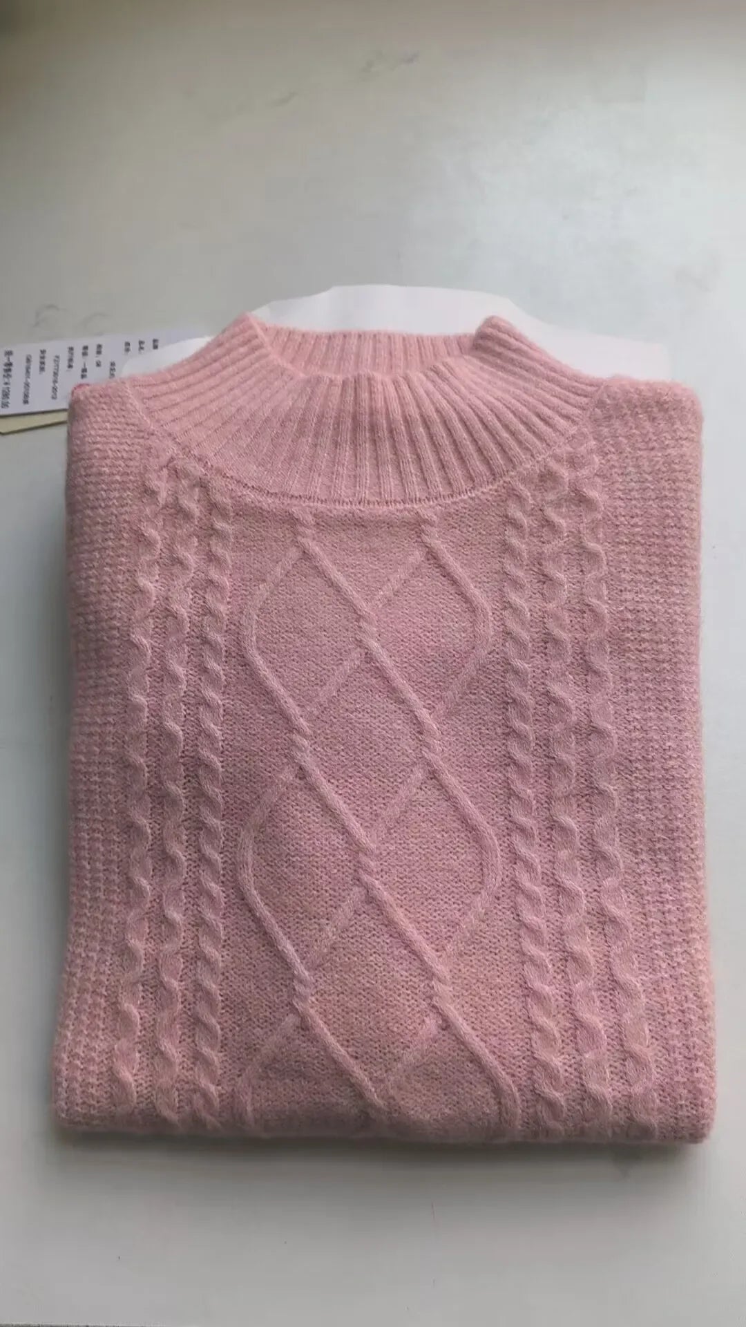 Damen-Rollkragenpullover aus 100% Kaschmir in großen Größen bis 6XL