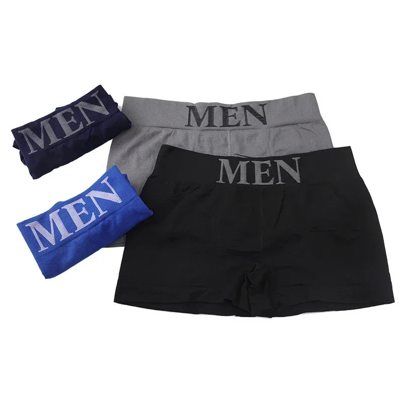 Lot Men's Panties Underwear Boxers Breathable Man Boxer Solid