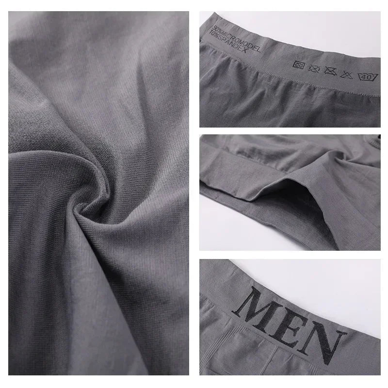 Lot Men's Panties Underwear Boxers Breathable Man Boxer Solid