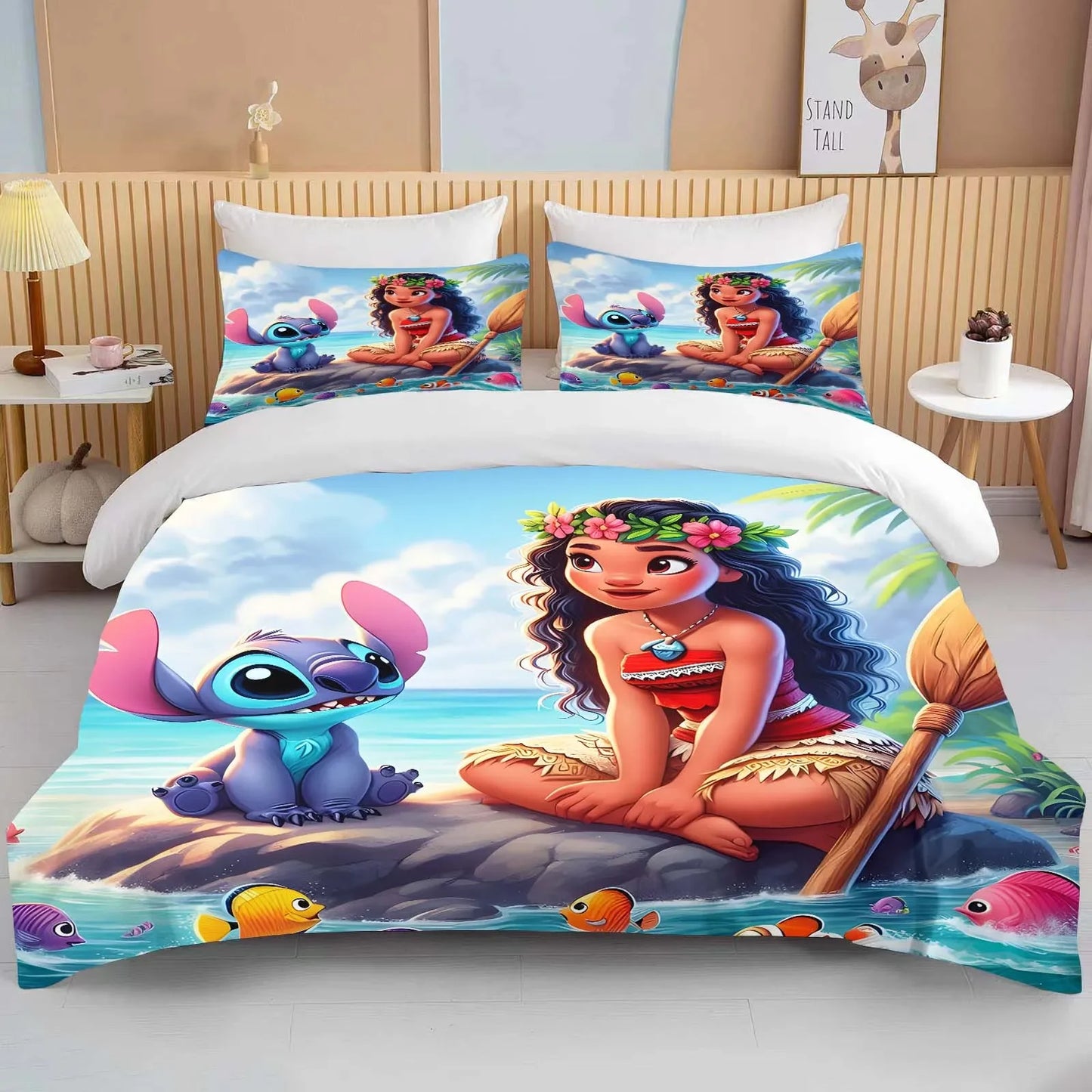 Disney Princess und Stitch Bettwäsche Set