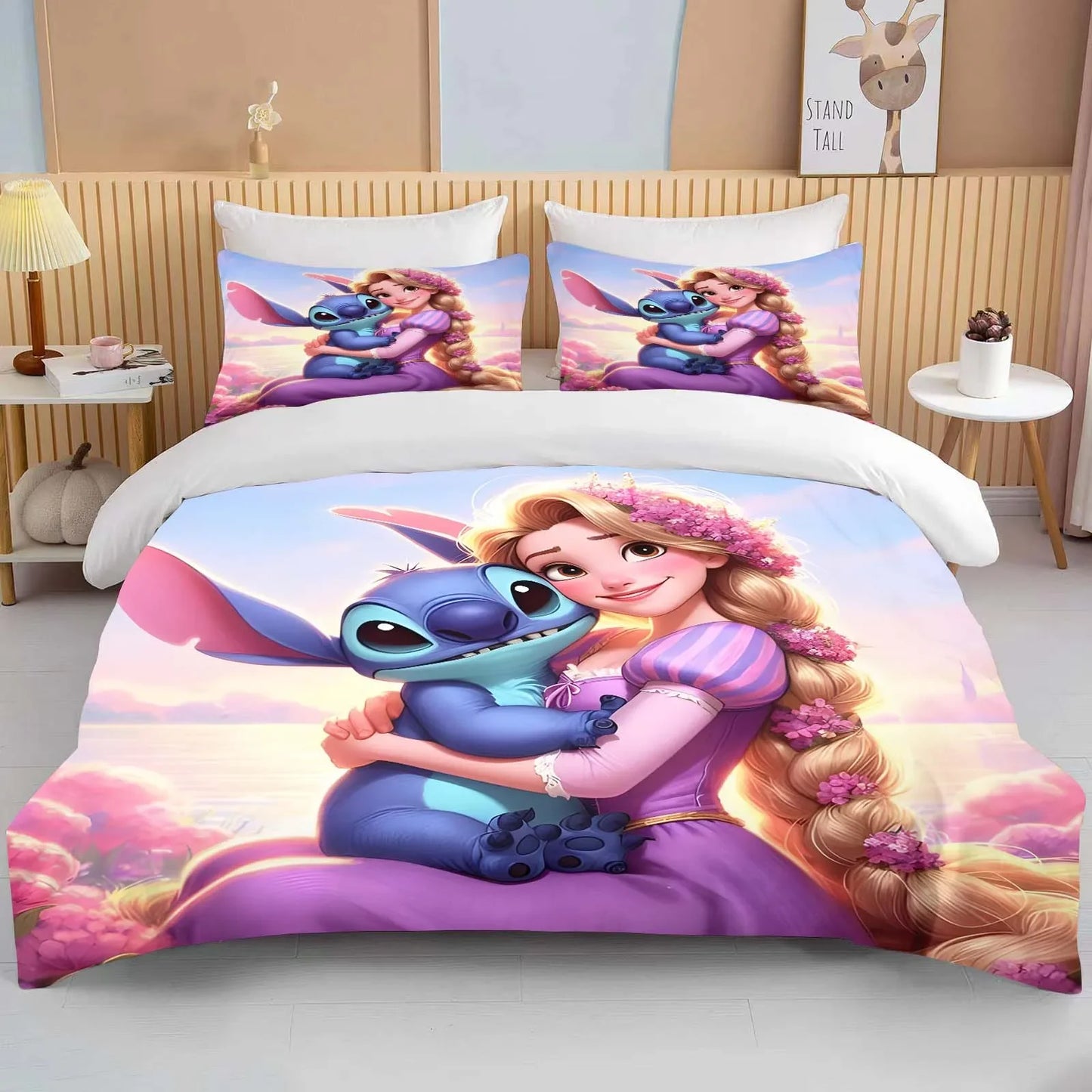 Disney Princess und Stitch Bettwäsche Set