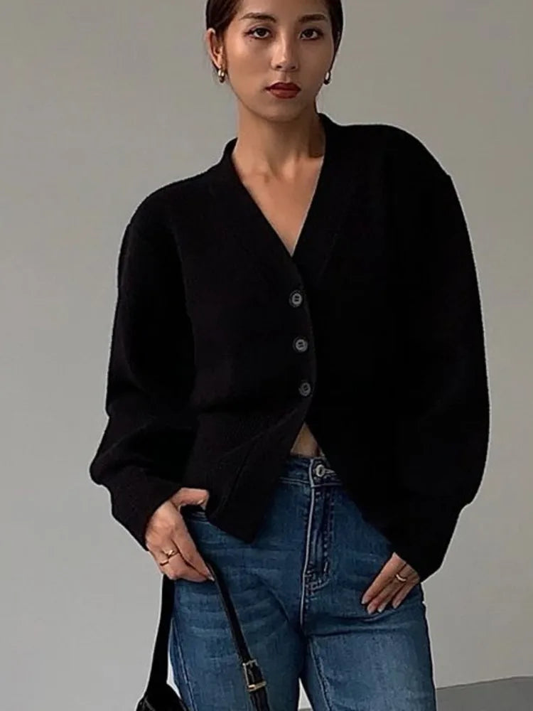 Autumn Sweater Cardigan Coat Women 2024 New Korean Fashion Casual