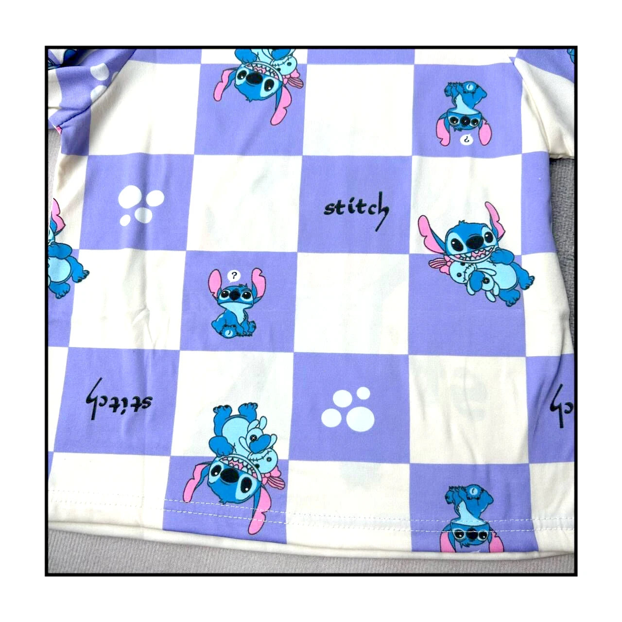 New Spring Children's Clothing Sets Stitch Angel Boy Sleepwear Long