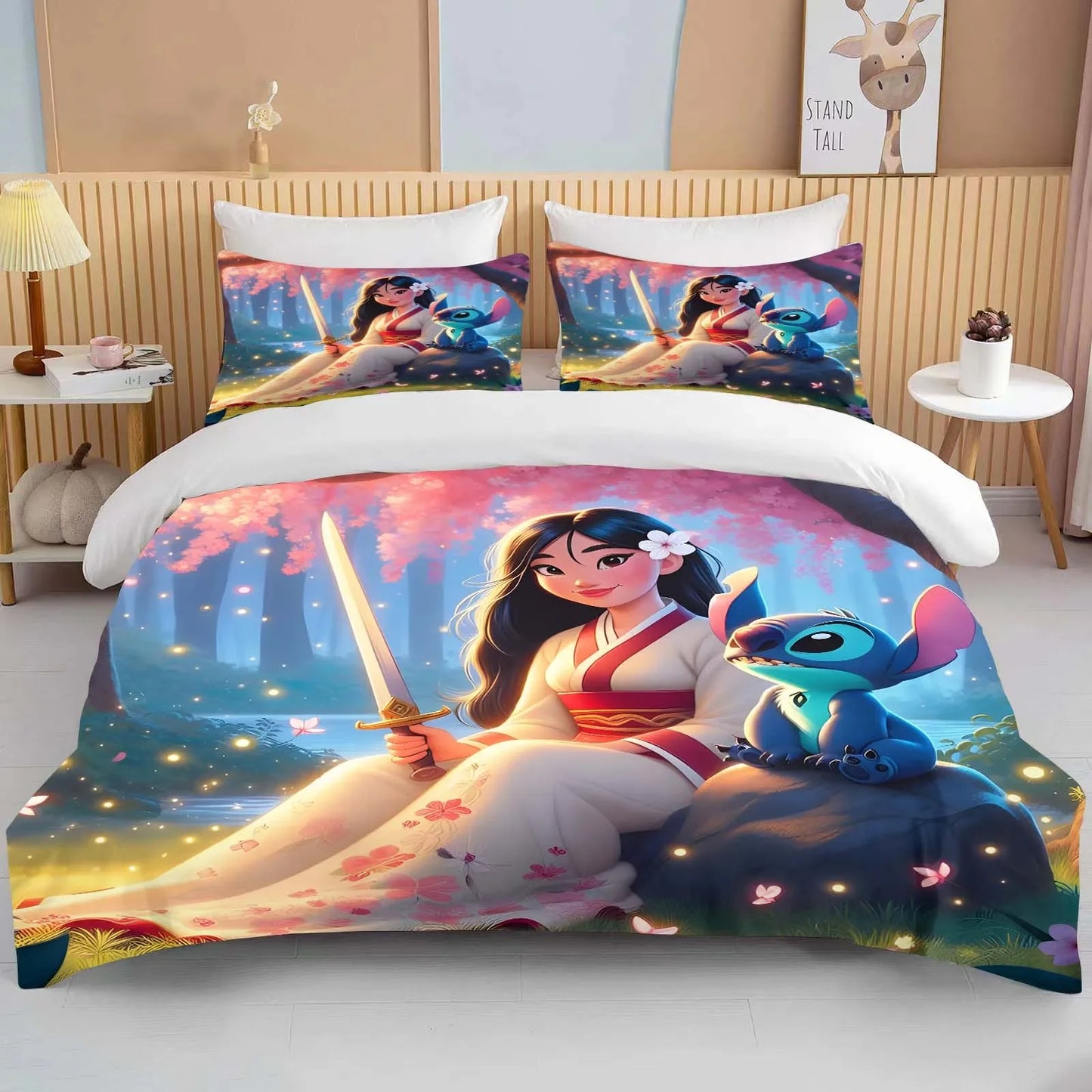 Disney Princess und Stitch Bettwäsche Set