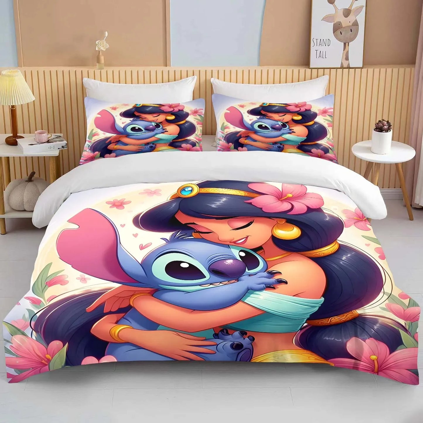 Disney Princess und Stitch Bettwäsche Set