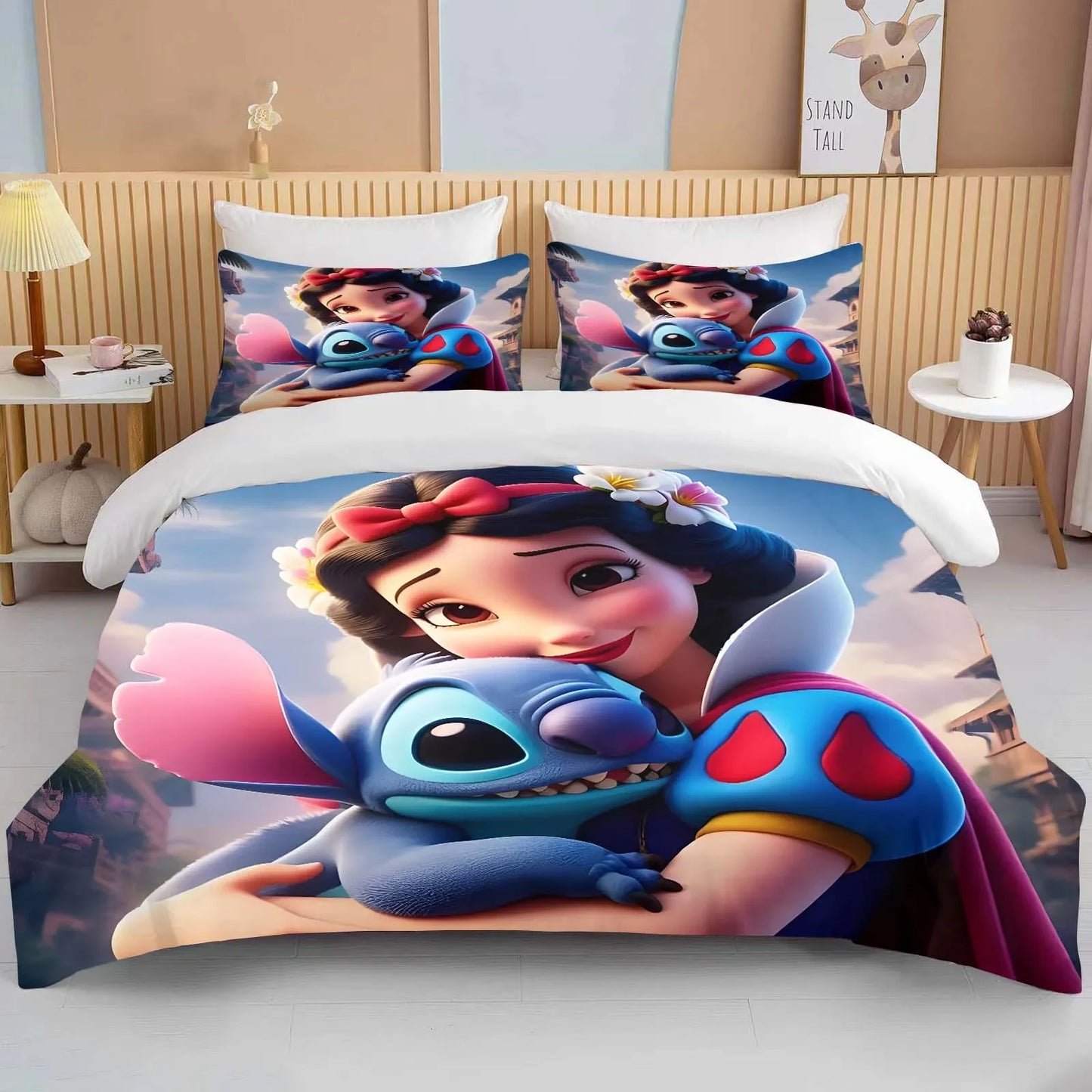 Disney Princess und Stitch Bettwäsche Set