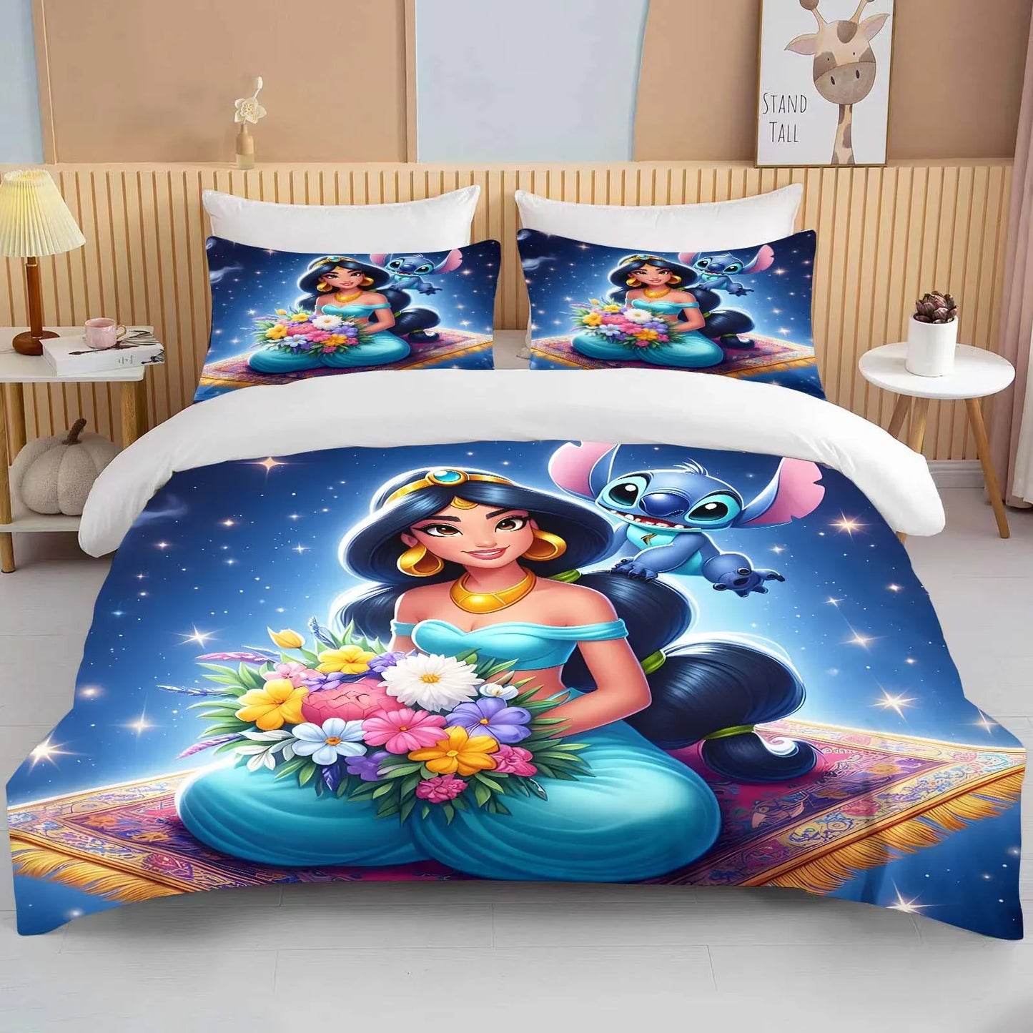 Disney Princess und Stitch Bettwäsche Set