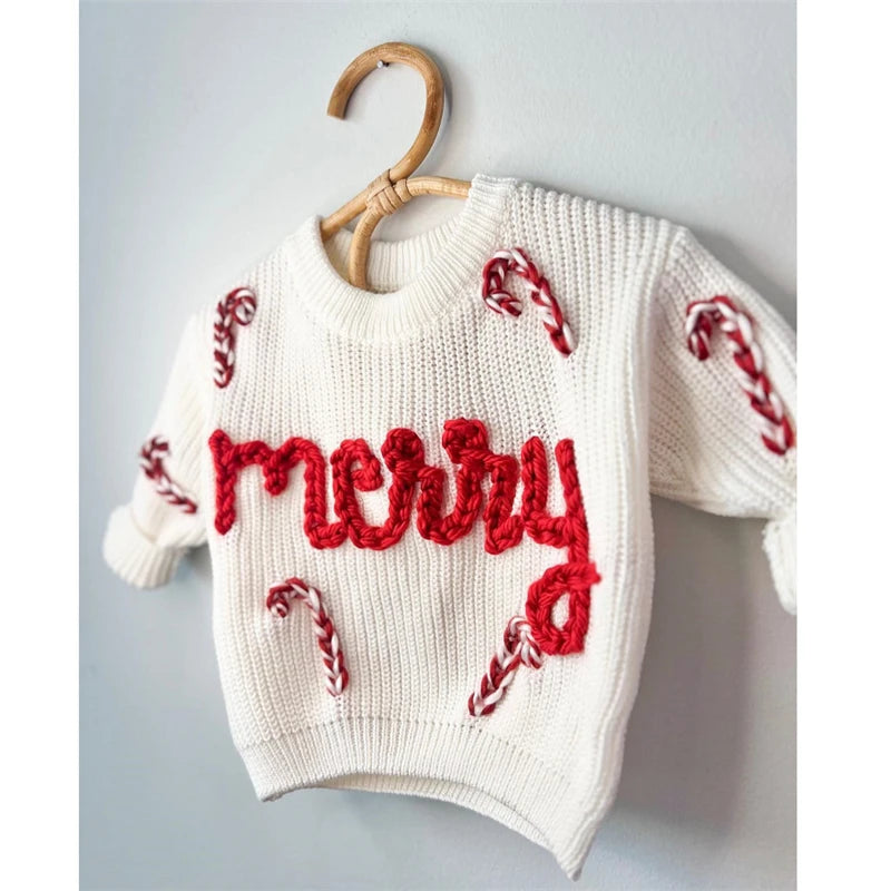 Christmas Baby Loose Sweater Knitted Autum Winter Baby Boy Girl