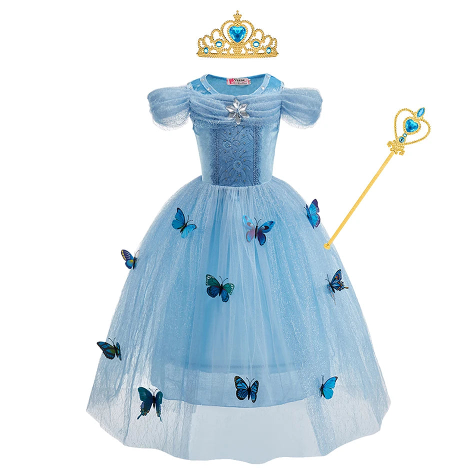 Schneekönigin Elsa Kleid in verschiedenen Sets