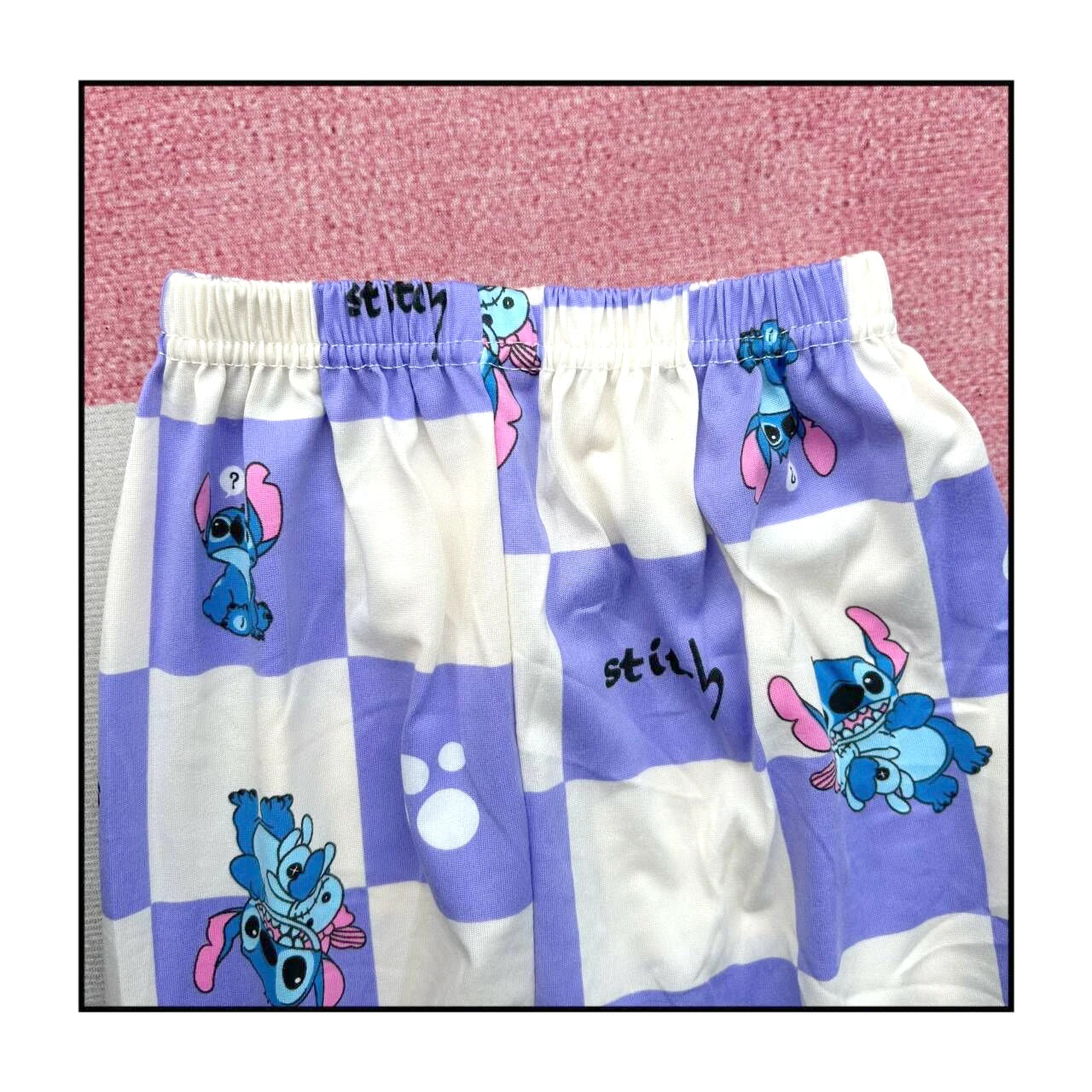 New Spring Children's Clothing Sets Stitch Angel Boy Sleepwear Long