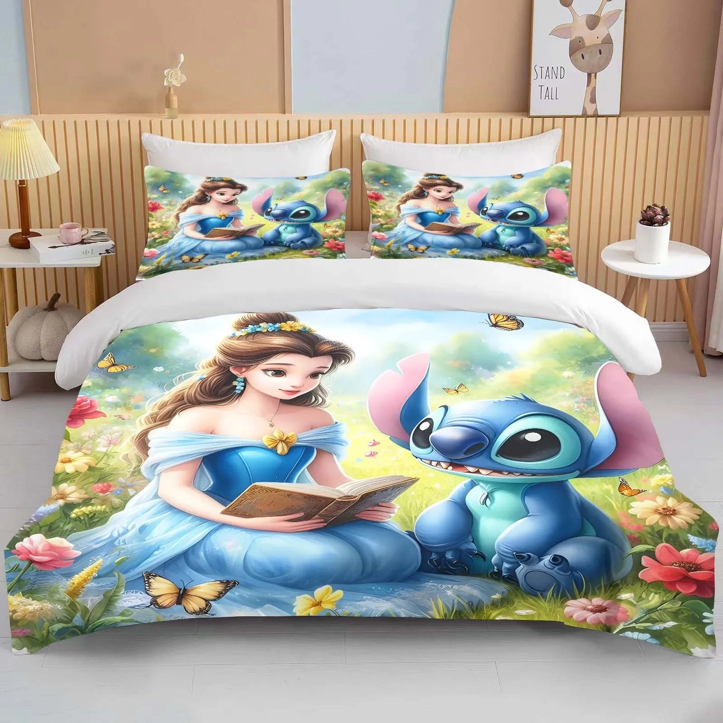 Disney Princess und Stitch Bettwäsche Set