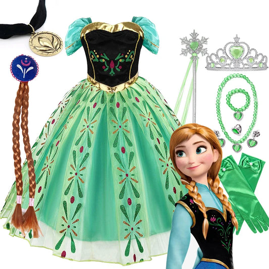 Disney  Frozen Elsa / Anna Kostüm Ballkleid