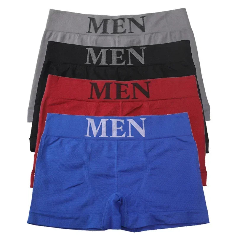 Lot Men's Panties Underwear Boxers Breathable Man Boxer Solid