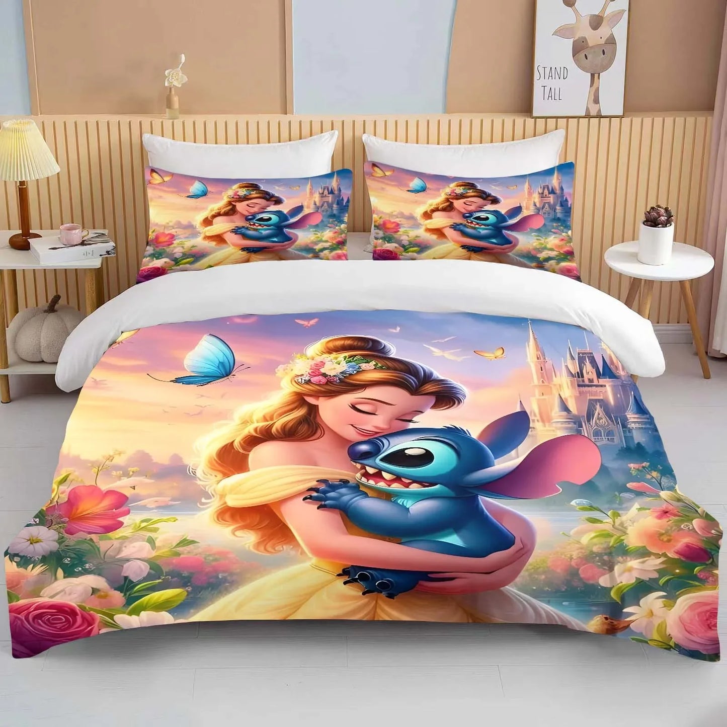 Disney Princess und Stitch Bettwäsche Set