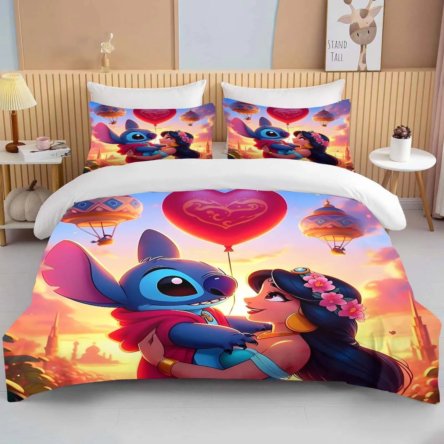 Disney Princess und Stitch Bettwäsche Set