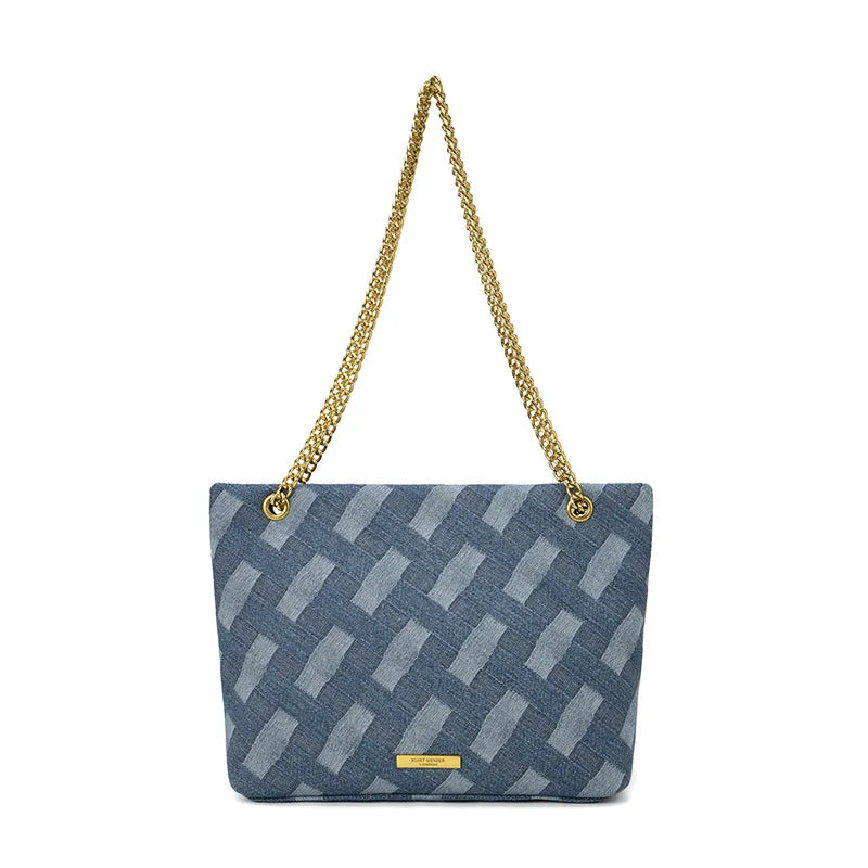 KURT GEIGER LONDON Denim  Damenhandtasche, modische Umhängetasche