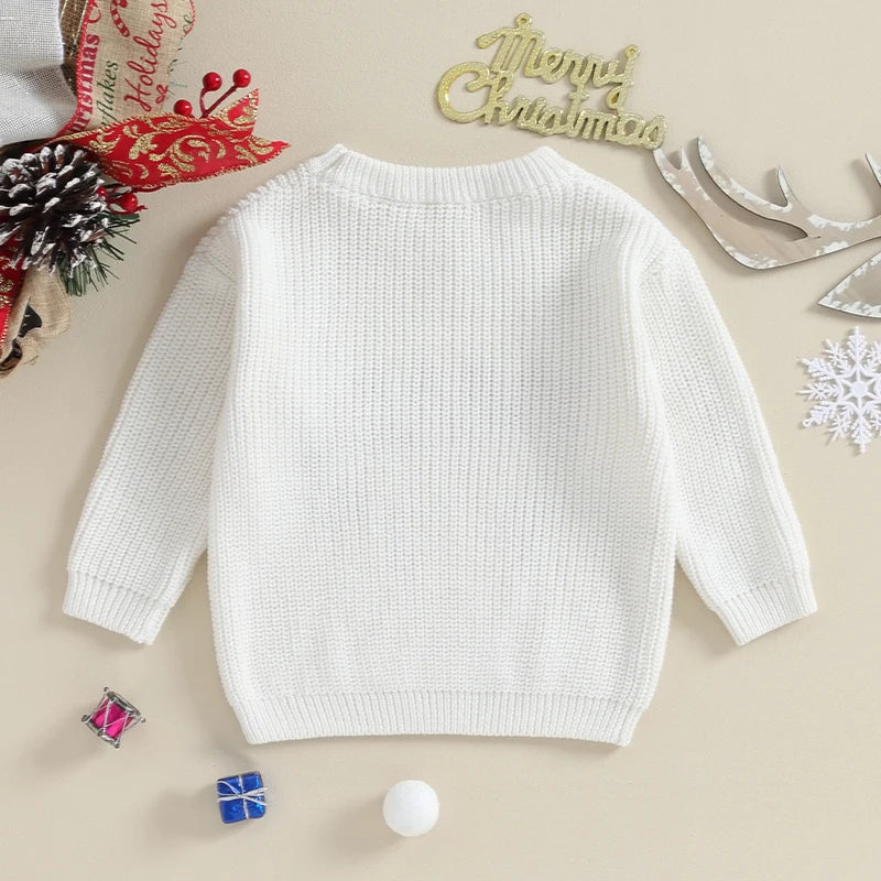 Christmas Baby Loose Sweater Knitted Autum Winter Baby Boy Girl