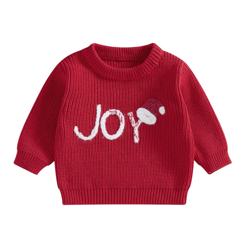 Infant Baby Girls Boys Christmas Knit Sweater Long