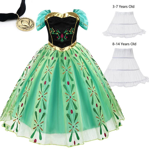 Disney  Frozen Elsa / Anna Kostüm Ballkleid