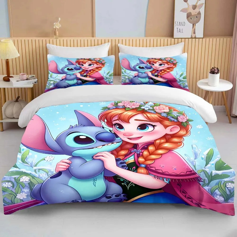 Disney Princess und Stitch Bettwäsche Set