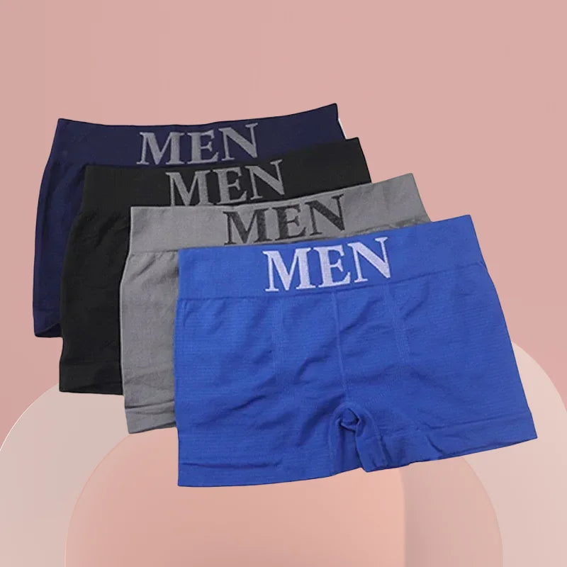 Lot Men's Panties Underwear Boxers Breathable Man Boxer Solid