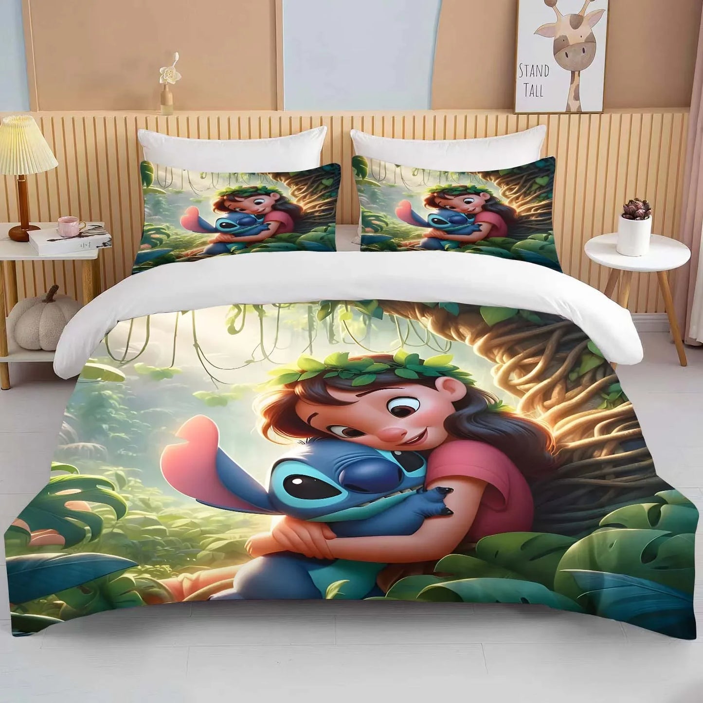 Disney Princess und Stitch Bettwäsche Set